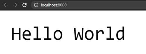 Hello World Example