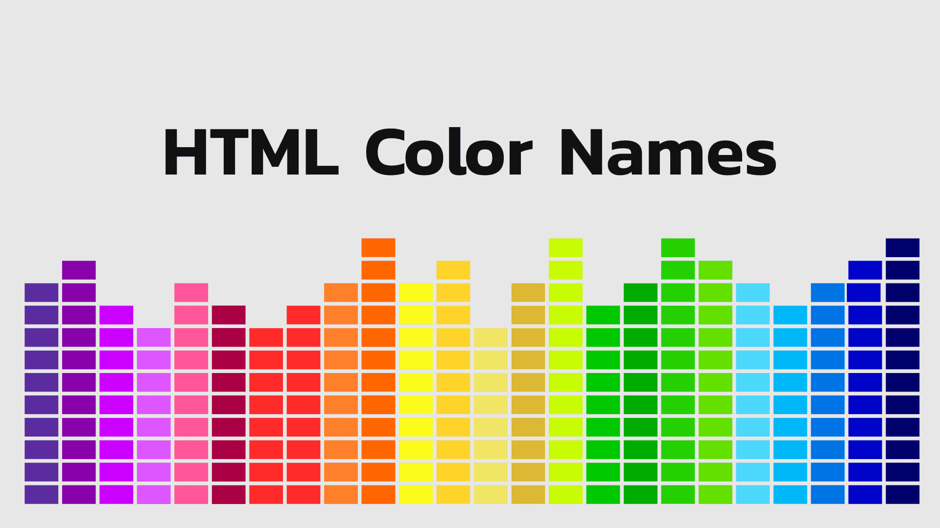 HTML Color Names | codeSTACKr